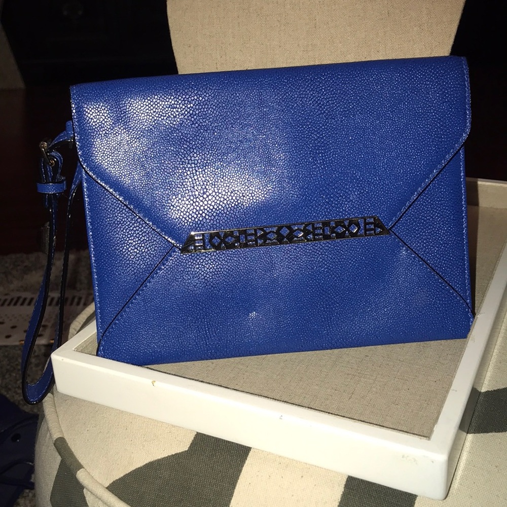 Stella&dot royal blue clutch